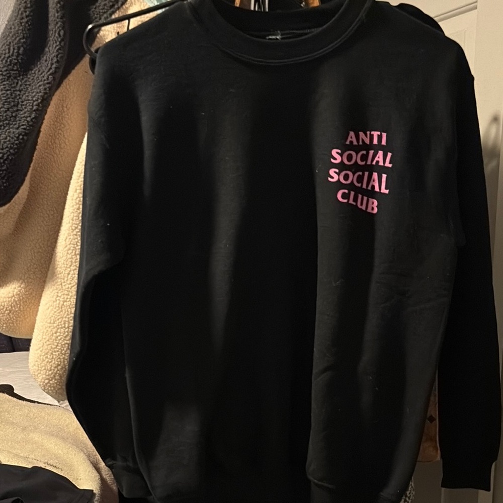 Anti Social Social Club Black Sweatshirt